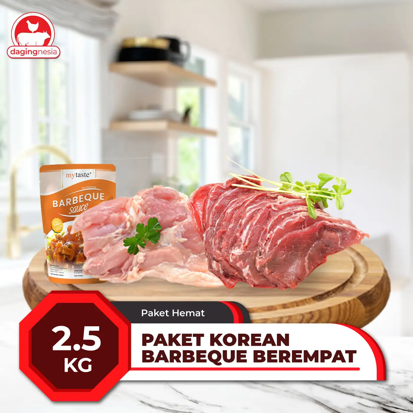 Paket Korean BBQ Untuk Berempat