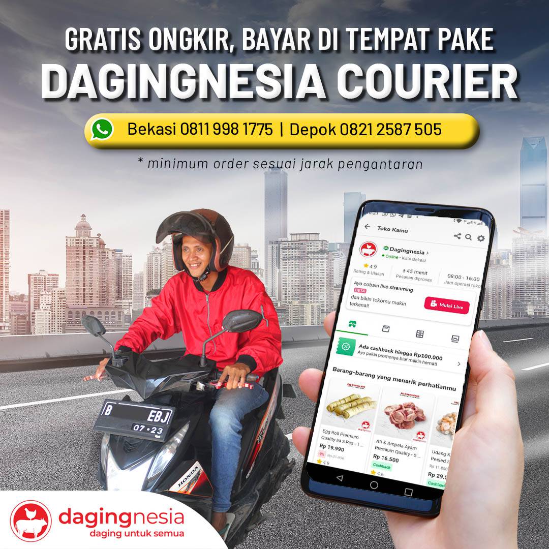 Gratis Ongkir Pake Dagingnesia Courier!