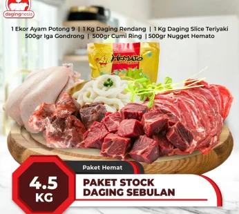 Paket Stock Daging Untuk Sebulan