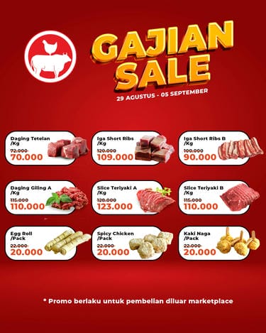 Promo Gajian Sale September!