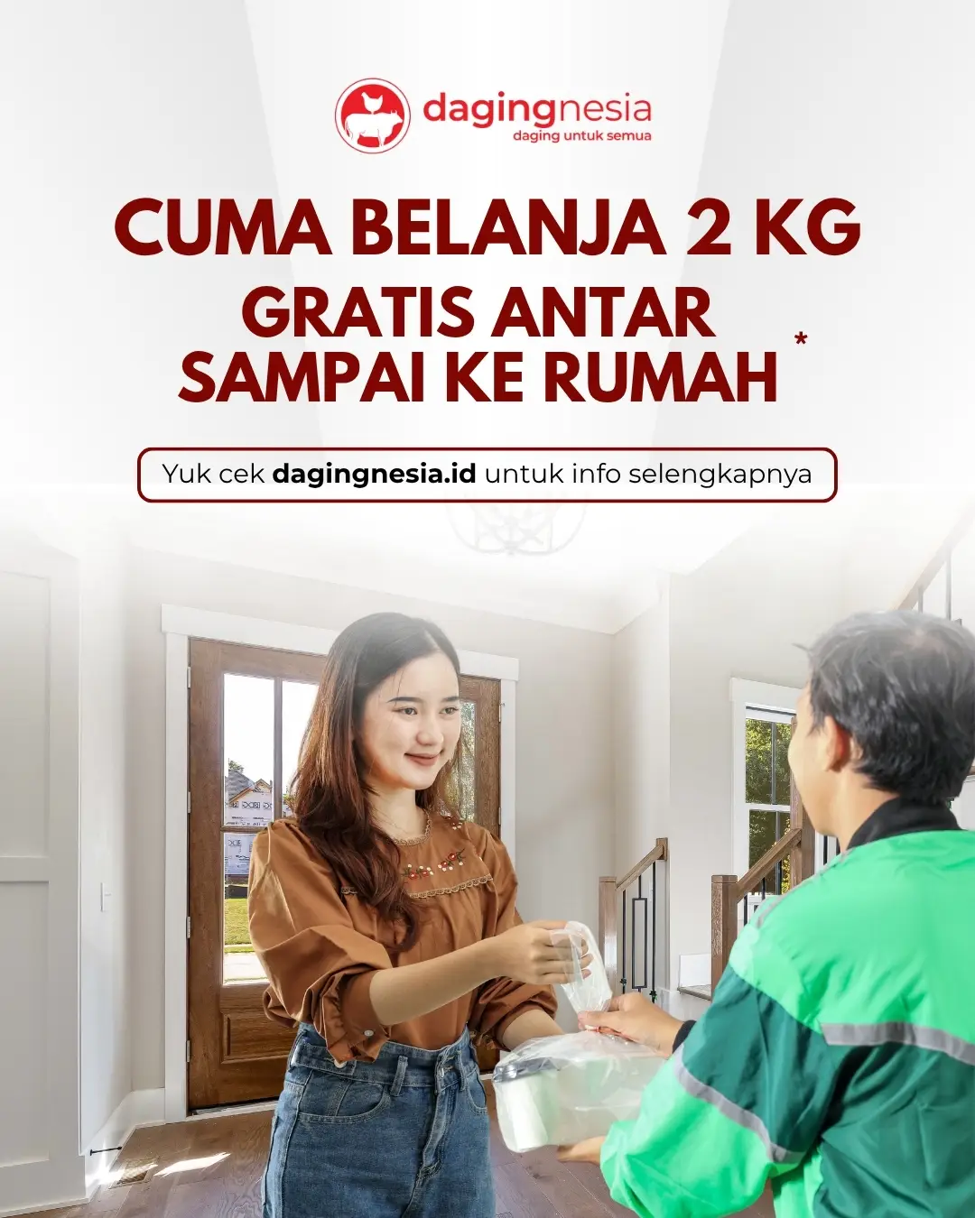 Belanja Minimal 2 KG, Nikmati Promo Gratis Antar Sampai ke Rumah dari Dagingnesia!