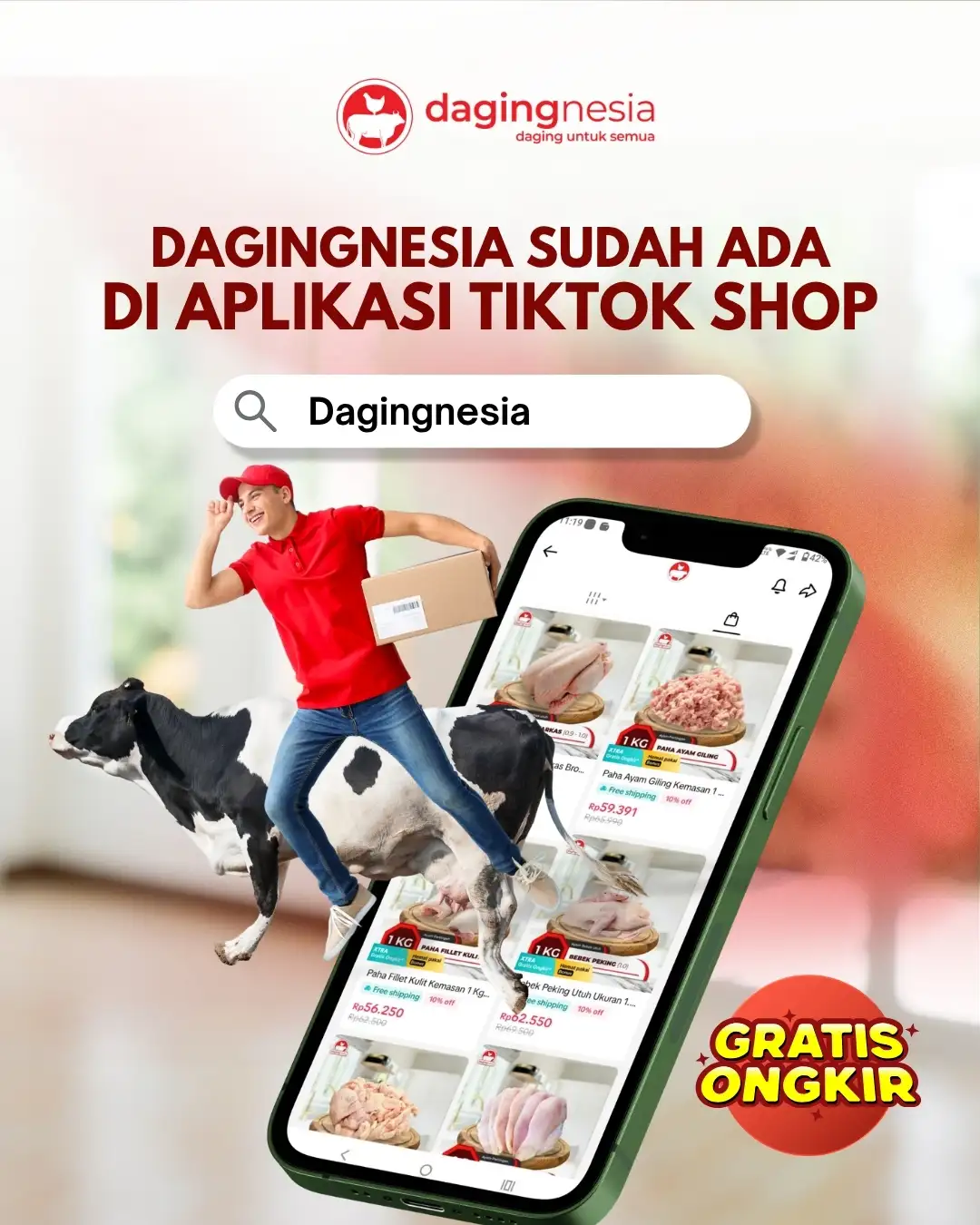 Dagingnesia Sudah Hadir di Tiktok Shop