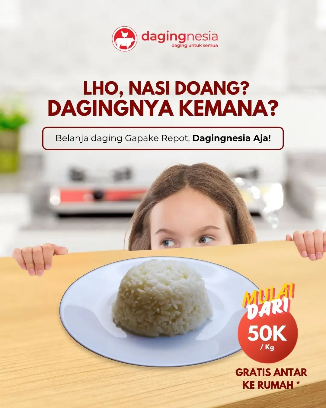 Jangan Sampai Kehabisan Daging ya!