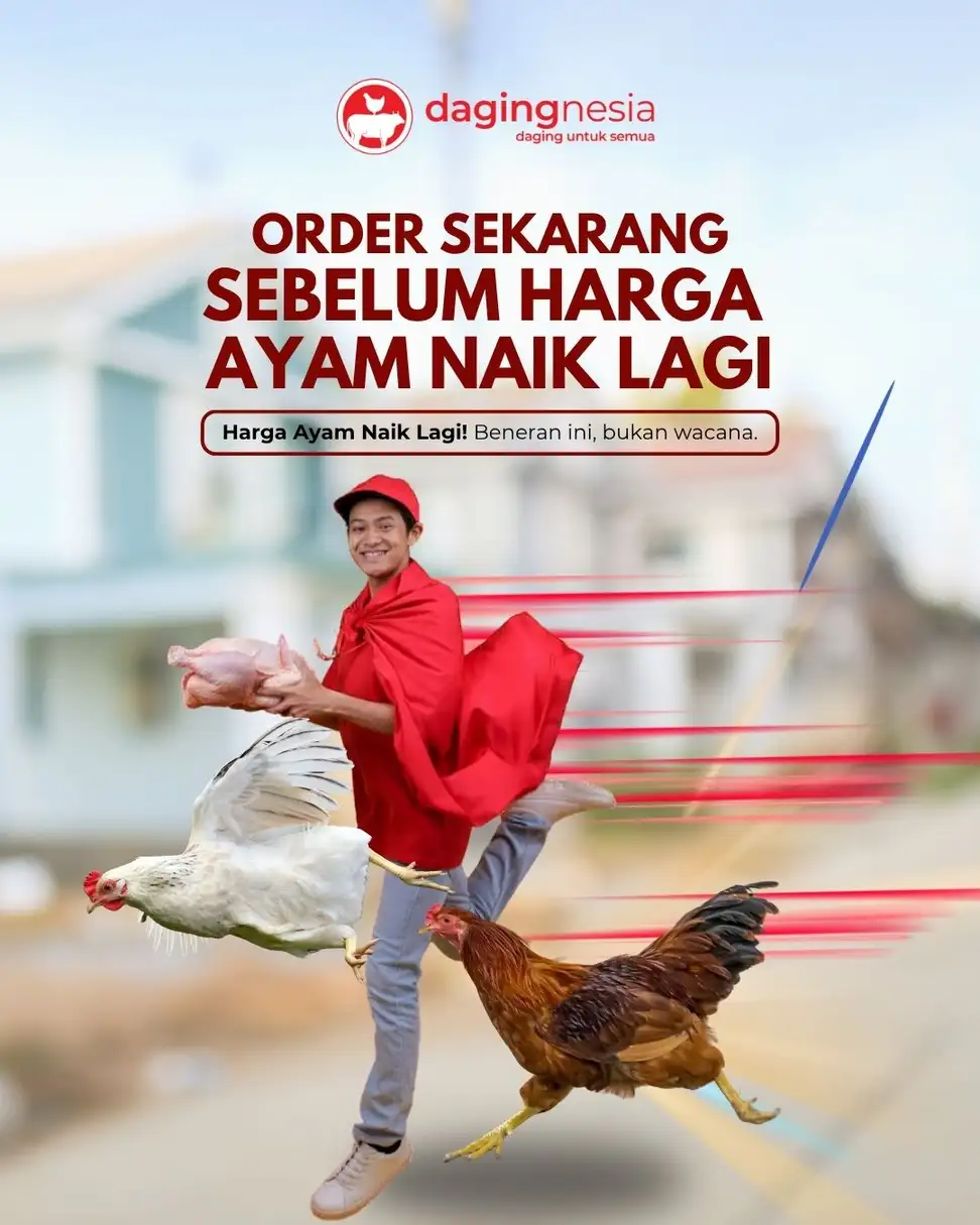 Order Sekarang Sebelum Harga Ayam Naik Lagi