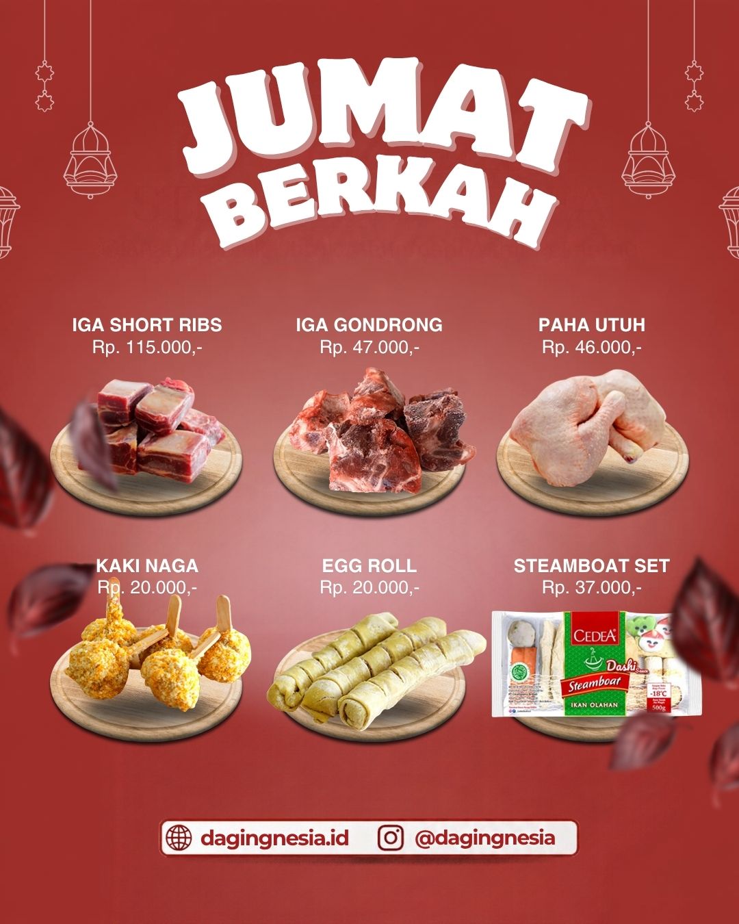 Promo Spesial Jumat Berkah di Dagingnesia